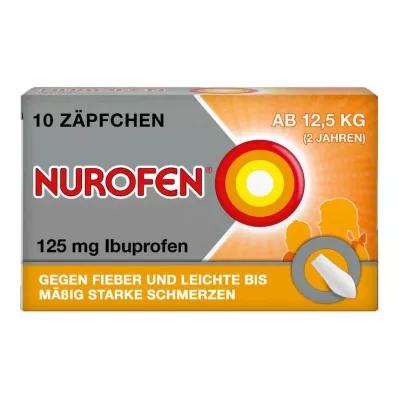 NUROFEN Υπόθετα Junior 125 mg, 10 τεμάχια