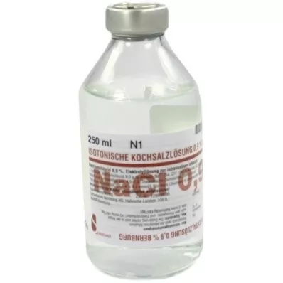 ISOTONISCHE Χλωριούχο νάτριο 0,9% Bernburg Inf.-L.Glas, 250 ml