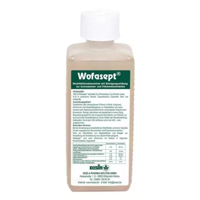 WOFASEPT Απολυμαντικό οργάνων και επιφανειών, 250 ml