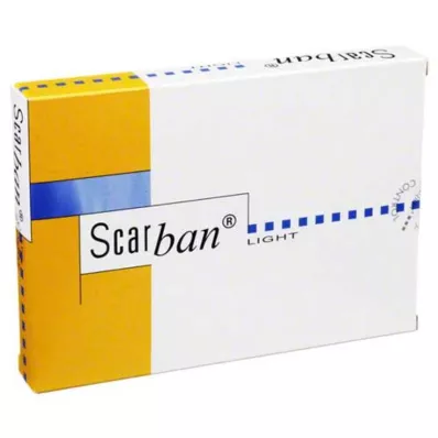 Επίδεσμος σιλικόνης Scarban Light 5x7,5cm, 2 τεμ