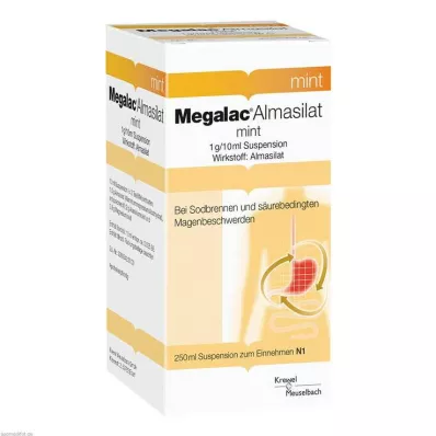 MEGALAC Εναιώρημα μέντας Almasilate, 250 ml