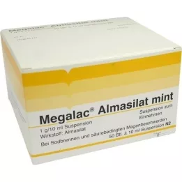 MEGALAC Εναιώρημα μέντας Almasilate, 50X10 ml