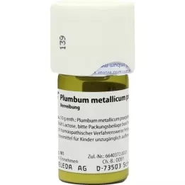 PLUMBUM METALLICUM praep. D 6 Τριτίδωση, 20 g