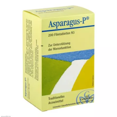 ASPARAGUS P Επικαλυμμένα με λεπτό υμένιο δισκία, 200 τεμάχια