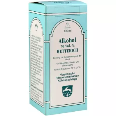 ALKOHOL 70% V/V Hetterich, 100 ml