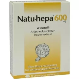 NATU HEPA Επικαλυμμένα δισκία 600 mg, 20 τεμάχια
