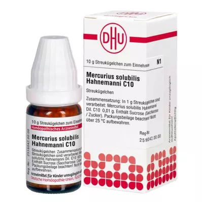 MERCURIUS SOLUBILIS Hahnemanni C 10 σφαιρίδια, 10 g