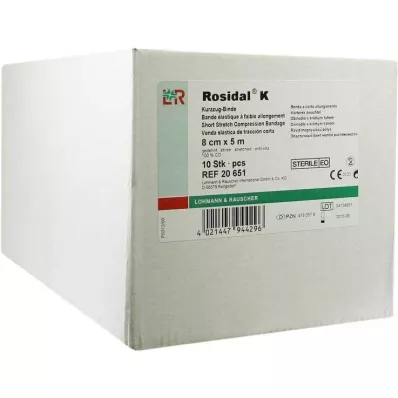 Επίδεσμος Rosidal K 8cmx5m steri, 10 τεμ