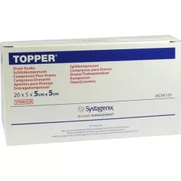 TOPPER Slit Compr.5x5 cm αποστειρωμένο, 20X5 τεμ