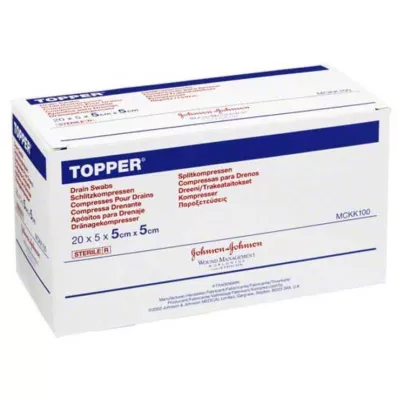 TOPPER Slit Compr.5x5 cm αποστειρωμένο, 20X5 τεμ