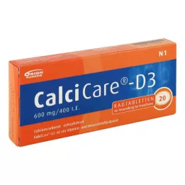 CALCICARE D3 μασώμενα δισκία, 20 κάψουλες