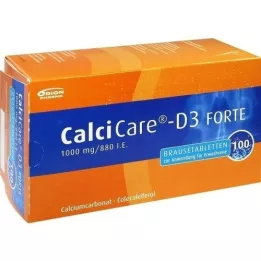 CALCICARE D3 forte αναβράζοντα δισκία, 100 τεμάχια