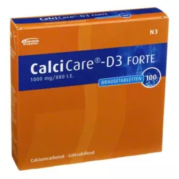 CALCICARE D3 forte αναβράζοντα δισκία, 100 τεμάχια