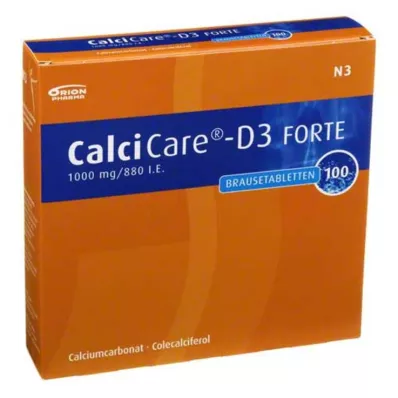 CALCICARE D3 forte αναβράζοντα δισκία, 100 τεμάχια