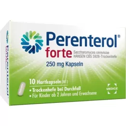 PERENTEROL κάψουλες forte 250 mg, 10 τεμάχια