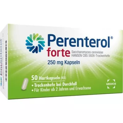 PERENTEROL κάψουλες forte 250 mg, 50 τεμάχια