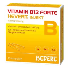 VITAMIN B12 HEVERT forte Αμπούλες Inject, 10X2 ml