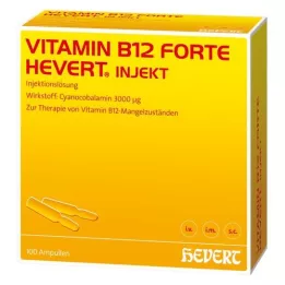 VITAMIN B12 HEVERT forte Αμπούλες Inject, 100X2 ml