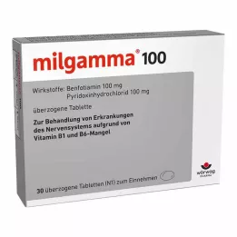 MILGAMMA Επικαλυμμένα δισκία 100 mg, 30 τεμάχια
