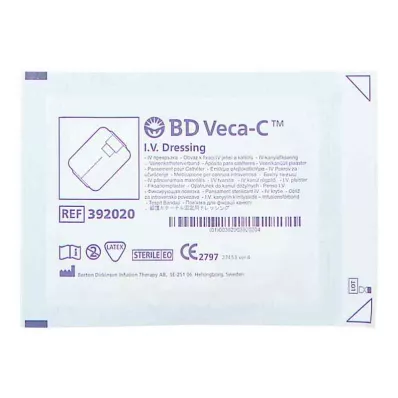 BD VECA-C Επίδεσμος στερέωσης καθετήρα 6x7,5 cm με παράθυρο, 1 τεμ