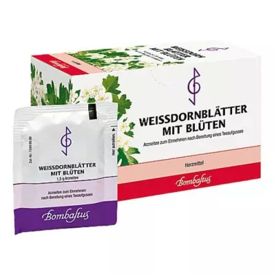 WEISSDORNBLÄTTER σακούλα φίλτρου m.Blüten, 20X1.5 g