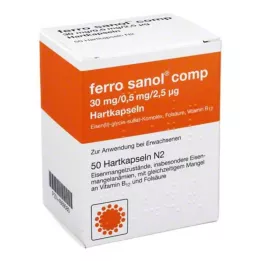 FERRO SANOL πρβλ. Σκληρές κάψουλες με περίσσεια σφαιριδίων, 50 τεμ