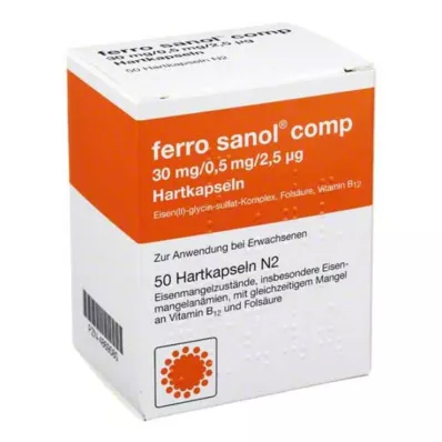 FERRO SANOL πρβλ. Σκληρές κάψουλες με περίσσεια σφαιριδίων, 50 τεμ