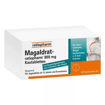 Magaldrat-ratiopharm® 800 mg μασώμενα δισκία, 100 τεμ