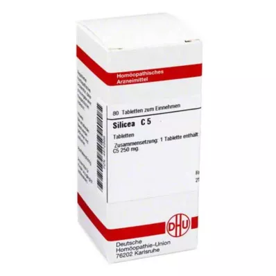 SILICEA C 5 δισκία, 80 κάψουλες