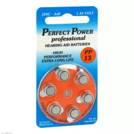 BATTERIEN f.ακουστικά βαρηκοΐας Power PP13, 6 τεμ