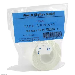 TAPE-Επίδεσμος 3,8 cmx10 m λευκός, 1 τεμάχιο