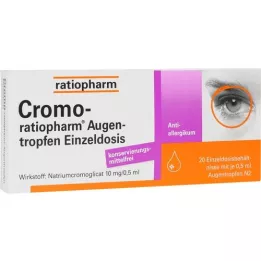 CROMO-RATIOPHARM Οφθαλμικές σταγόνες μονής δόσης, 20X0,5 ml