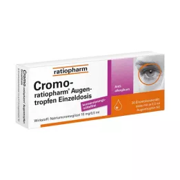 CROMO-RATIOPHARM Οφθαλμικές σταγόνες μονής δόσης, 20X0,5 ml