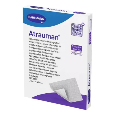 ATRAUMAN Αποστειρωμένες κομπρέσες 5x5 cm, 10 τεμάχια ATRAUMAN Αποστειρωμένες κομπρέσες 5x5 cm, 10 τεμάχια