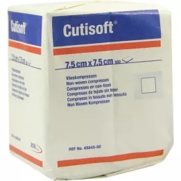 CUTISOFT Μη υφασμένα επιθέματα 7,5x7,5 cm μη αποστειρωμένα, 100 τεμάχια