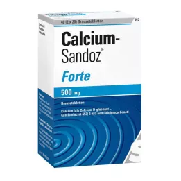 CALCIUM SANDOZ αναβράζοντα δισκία forte, 2X20 τεμ