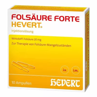FOLSÄURE HEVERT αμπούλες forte, 10X2 ml