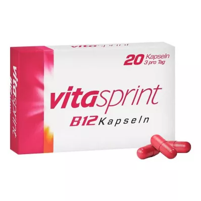 VITASPRINT Κάψουλες Β12, 20 τεμάχια VITASPRINT Κάψουλες Β12, 20 τεμάχια