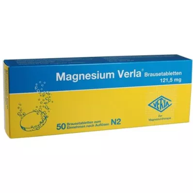 MAGNESIUM VERLA Αναβράζοντα δισκία, 50 τεμάχια