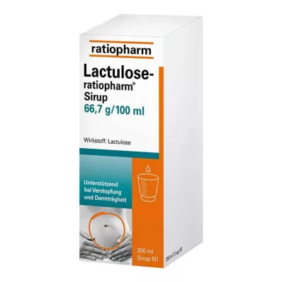LACTULOSE-σιρόπι ratiopharm, 200 ml LACTULOSE-σιρόπι ratiopharm, 200 ml