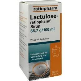 LACTULOSE-σιρόπι ratiopharm, 500 ml