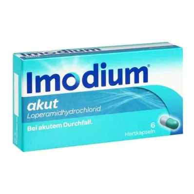 IMODIUM οξείες σκληρές κάψουλες, 6 τεμ