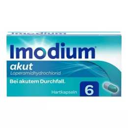 IMODIUM οξείες σκληρές κάψουλες, 6 τεμ
