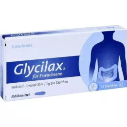 GLYCILAX Υπόθετα για ενήλικες, 12 τεμάχια