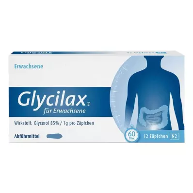 GLYCILAX Υπόθετα για ενήλικες, 12 τεμάχια GLYCILAX Υπόθετα για ενήλικες, 12 τεμάχια