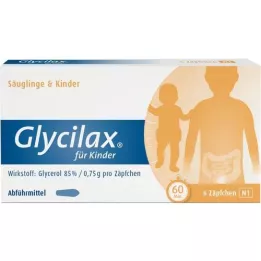GLYCILAX Υπόθετα για παιδιά, 6 τεμ