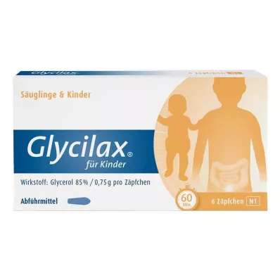 GLYCILAX Υπόθετα για παιδιά, 6 τεμ GLYCILAX Υπόθετα για παιδιά, 6 τεμ