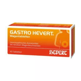 GASTRO-HEVERT Ταμπλέτες στομάχου, 40 τεμάχια