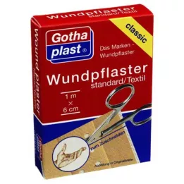 GOTHAPLAST Γύψος πληγής stand.6 cmx1 m κομμένος, 1 τεμάχιο