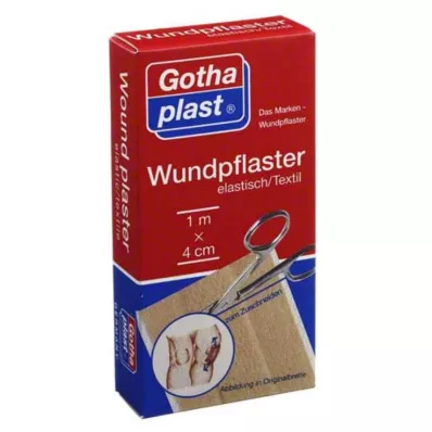 GOTHAPLAST Ελαστικός γύψος πληγής 4 cmx1 m κομμένος, 1 τεμάχιο